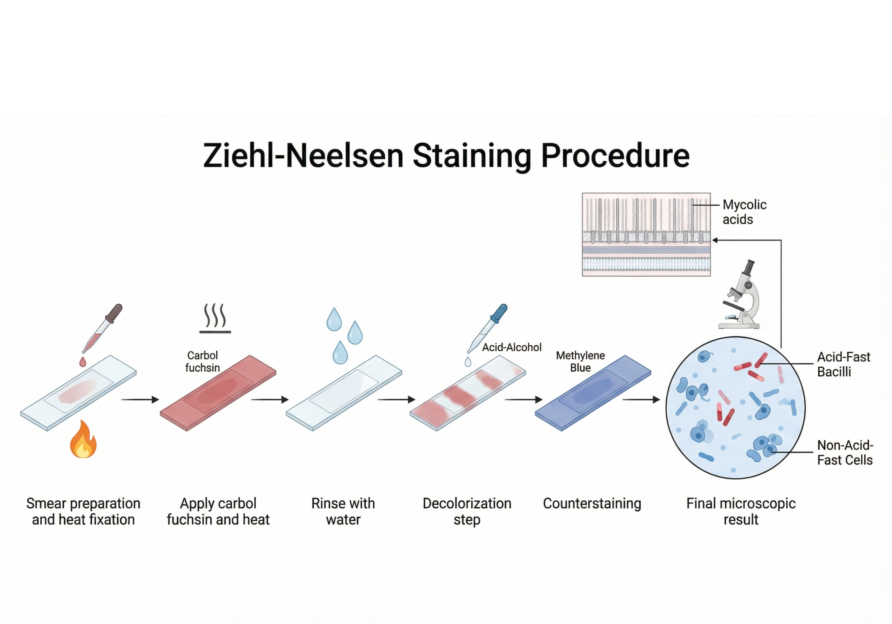Ziehl-Neelsen Staining Procedure